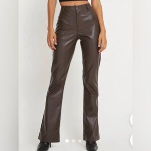 NWT Motel Rocks PU Trousers Size